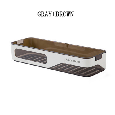 Prie sienos tvirtinamas vonios lentyna šampūnas Prieskoniai Laikiklis Laikiklis Virtuvės Tvarkyklės Lentynos Paprasto stiliaus vonios kambario priedai