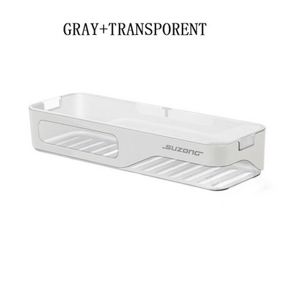 Prie sienos tvirtinamas vonios lentyna šampūnas Prieskoniai Laikiklis Laikiklis Virtuvės Tvarkyklės Lentynos Paprasto stiliaus vonios kambario priedai