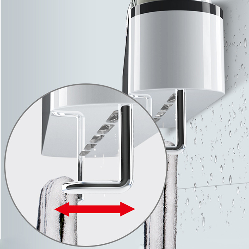 Vonios kambario lentyna be smūgių su rankšluosčių laikikliu Virtuvės laikymo lentyna Losjonų laikymas Buitiniai vonios kambario aksesuarai Namų tvarkytoja ant sienos