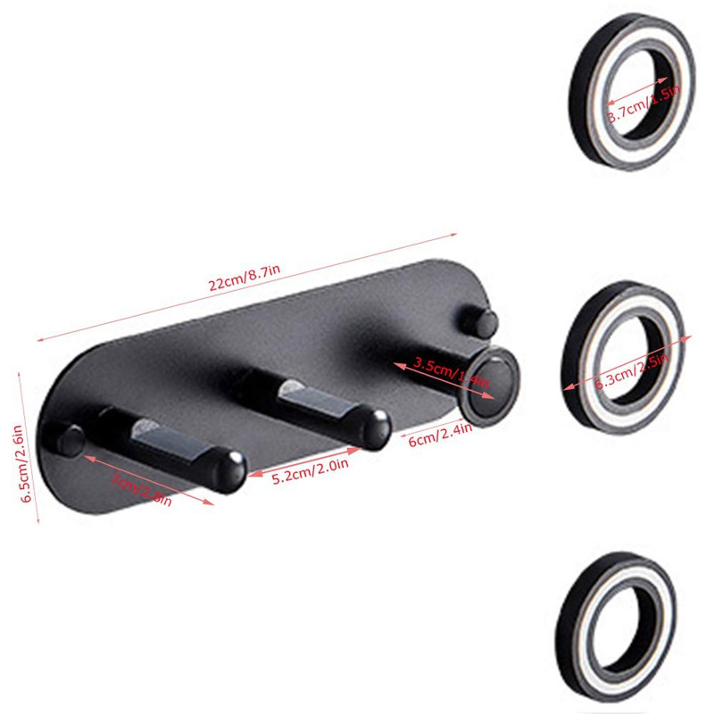 Praktiškas prie sienos tvirtinamas plaukų džiovintuvo laikiklis, lipnus magnetinis stovo laikiklis laikymo stovo laikiklis, skirtas Dyson Supersonic Hair Blow