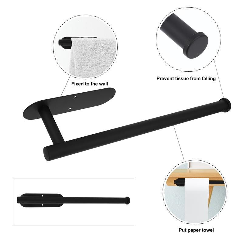 304 nerūdijančio plieno laikymo kronšteinas ritininio popieriaus laikiklis, vonios kambario sieninis rankšluosčių kabykla.