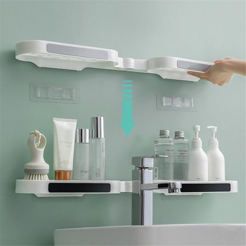 Rafturi pentru robinete de baie Raft rotativ de depozitare Vasa de sapun Raft pentru șampon Suport pentru robinet de duș Accesorii pentru baie
