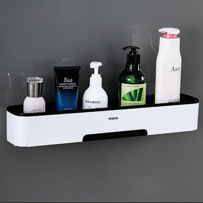 Zidna kupaonska polica Organizator za toaletne potrepštine za pohranu kozmetike Kućanski pribor za kupaonicu Domaćica na zidu