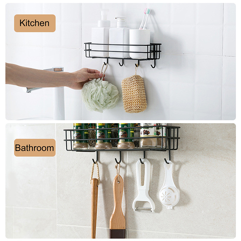 Prie sienos tvirtinamos vonios lentynos Plaukiojančios lentynos Dušas Kabantis Krepšelis Šampūno laikiklis WC Priedai Virtuvė Prieskonių laikymas 2021 m.