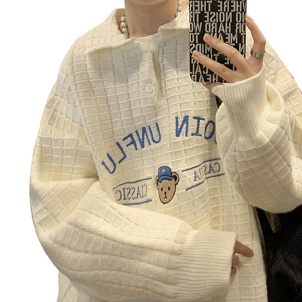 Férfi blúz klasszikus gallérral és mintával