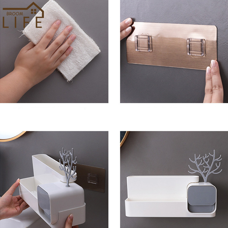 Fürdőszoba Kiegészítők Ékszerek Tárolódoboz Zuhanypolcok Kozmetikai tároló állvány Konyhai rendszerező fiókos WC sampon tartóval