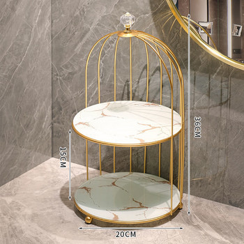 Σκανδιναβικό φως πολυτελείας κλουβί πουλιών ράφι μπάνιου μπουντουάρ διακόσμηση μπάνιου επιτραπέζια διακόσμηση κρεβατοκάμαρας αποθήκευση καλλυντικών