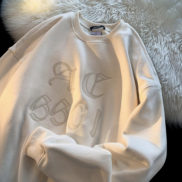 Bluză casual pentru bărbați cu guler oval