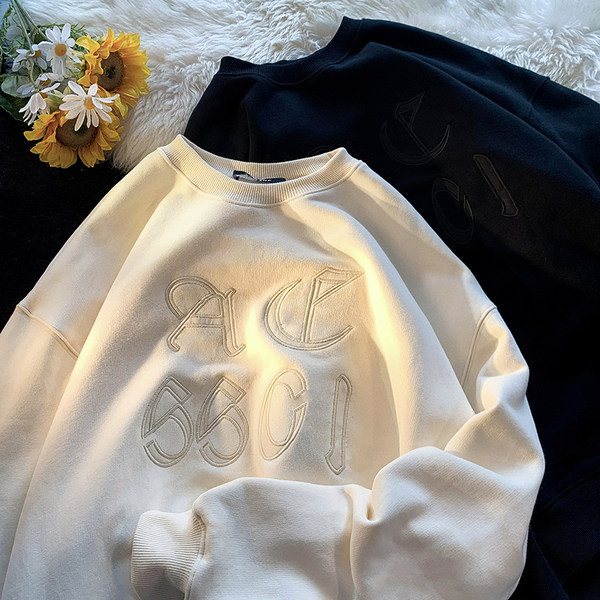 Bluză casual pentru bărbați cu guler oval