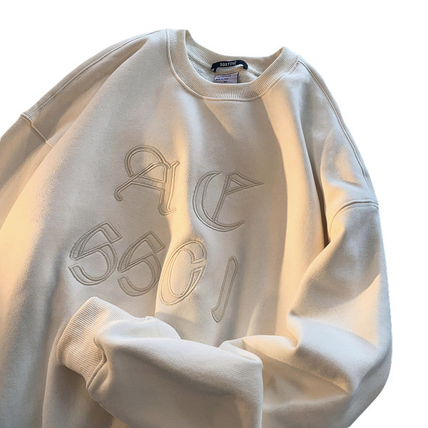 Bluză casual pentru bărbați cu guler oval