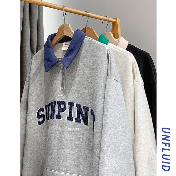 Muška bluza s patentnim zatvaračem i printom