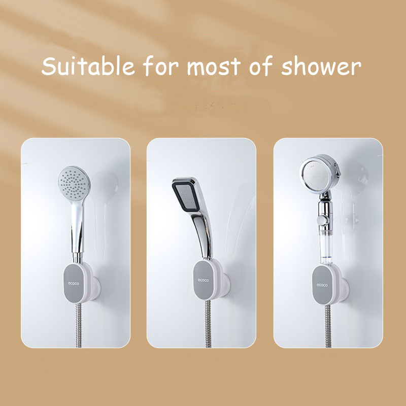 Reguleeritav dušipea hoidik pulgaga universaalse seinale kinnitatava dušipea kronsteiniga ilma puurita dušialuse vannitoatarvikuga