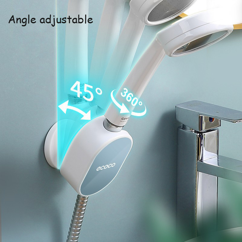 Reguleeritav dušipea hoidik pulgaga universaalse seinale kinnitatava dušipea kronsteiniga ilma puurita dušialuse vannitoatarvikuga