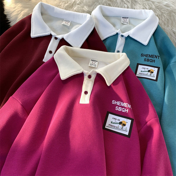 Įvairių spalvų vyriška palaidinė klasikine apykakle