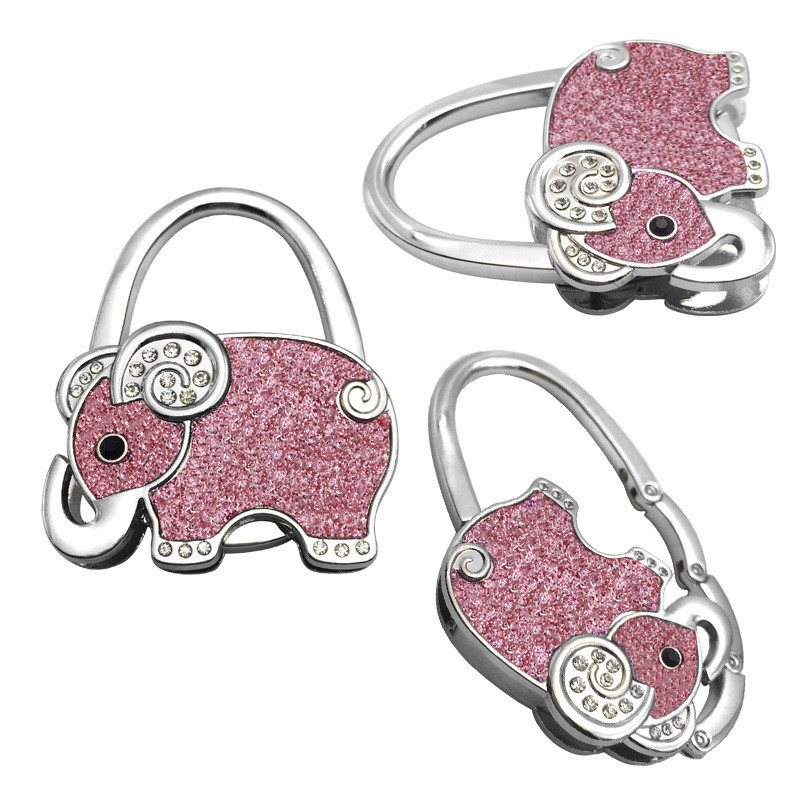 Cârlig pentru geantă din metal Genți de mână pentru masă Cârlige cu cataramă pentru agățat Suport portabil pentru geanta de mână Organizator pentru umeraș pentru geantă