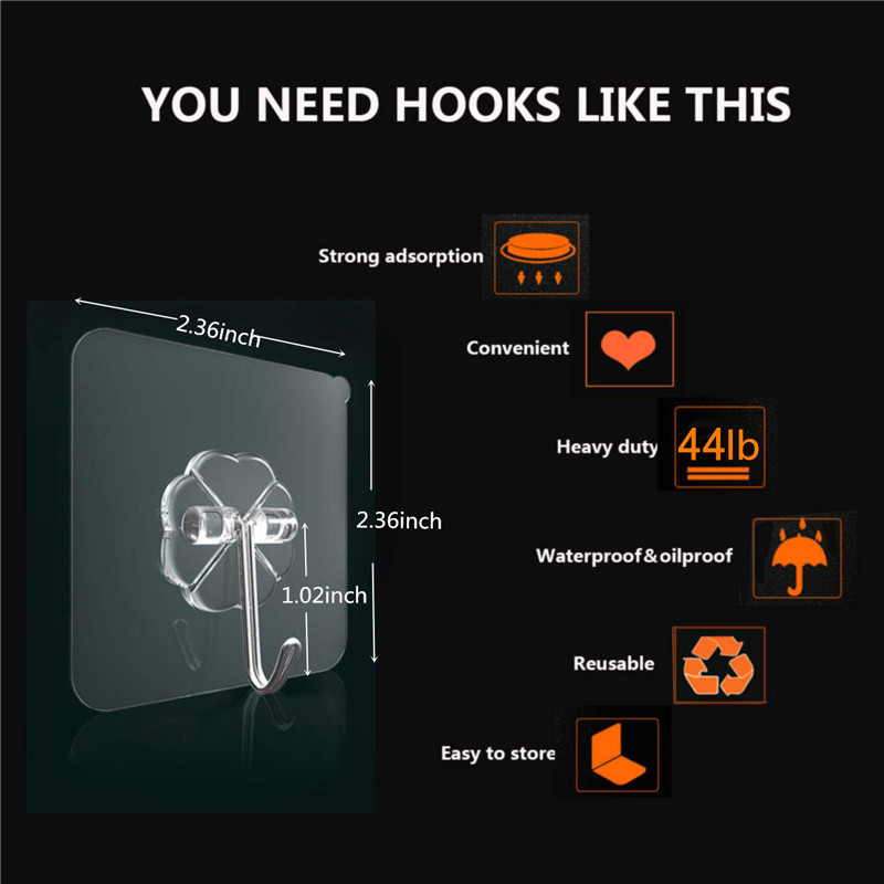 Daugiafunkciniai sieniniai kabliukai Magic Paste Virtuvė Vonios Sieninė rankšluosčių kabykla Keraminės plytelės Stiklo lazdos kabliukas