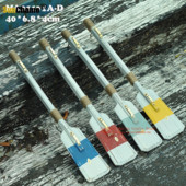 Νέος γάντζος 40 εκ. Ξύλινη ρόμπα κουπιών 1 τεμ Μεσογειακό στυλ Creative Quant Πετσέτα Μεταλλικοί γάντζοι τοίχου Κρεμάστρες για Ρούχα Διακόσμηση σπιτιού