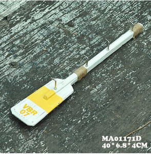 Νέος γάντζος 40 εκ. Ξύλινη ρόμπα κουπιών 1 τεμ Μεσογειακό στυλ Creative Quant Πετσέτα Μεταλλικοί γάντζοι τοίχου Κρεμάστρες για Ρούχα Διακόσμηση σπιτιού