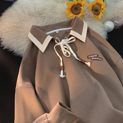 Bluza barbatesta model nou cu guler si cravate clasice