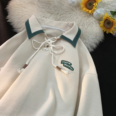 Bluza barbatesta model nou cu guler si cravate clasice