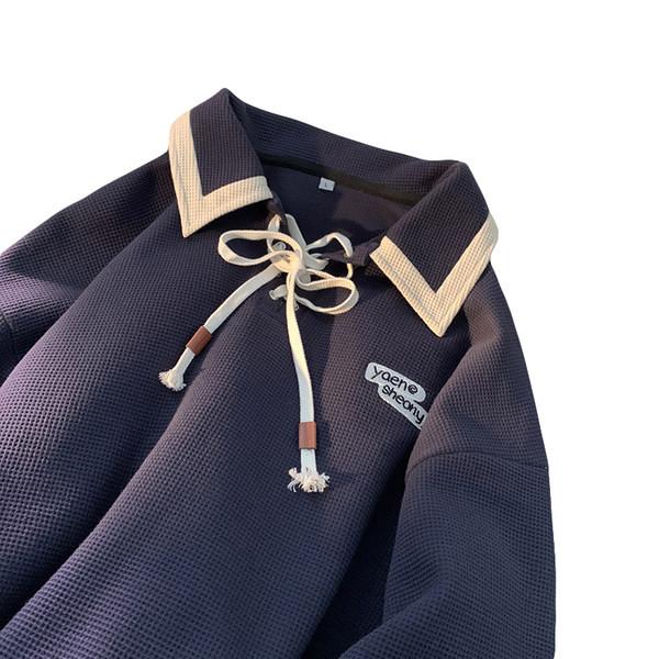 Bluza barbatesta model nou cu guler si cravate clasice