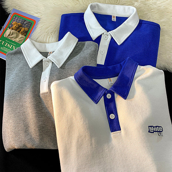 Muška bluza u tri boje sa kragnom