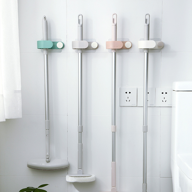 Suport pentru mop montat pe perete Cârlig pentru mop Suport pentru mătură cu design nordic Cârlig autoadeziv pentru mop Cârlig lipicios pentru baie de perete de mătură