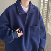 Muška bluza s klasičnim ovratnikom i džepom