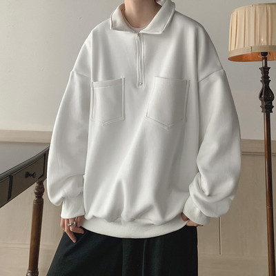 Muška bluza s klasičnim ovratnikom i džepom