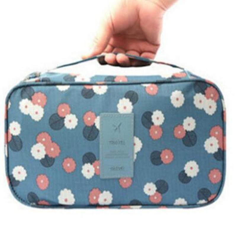 Multifunktsionaalne tualett-tarvete organiseerija Aluspesu Rinnahoidja Viimistluskott Ruumisäästja Suure mahutavusega kosmeetikakotid Veekindel reisikarp