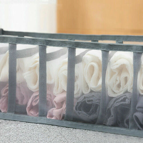 3vnt/komplektas Apatinių drabužių stalčių laikymo dėžė Sulankstoma spintos laikymo dėžė Stalčių skirstytuvas Dėžutės apatinėms kelnaitėms kojinėms liemenėlė