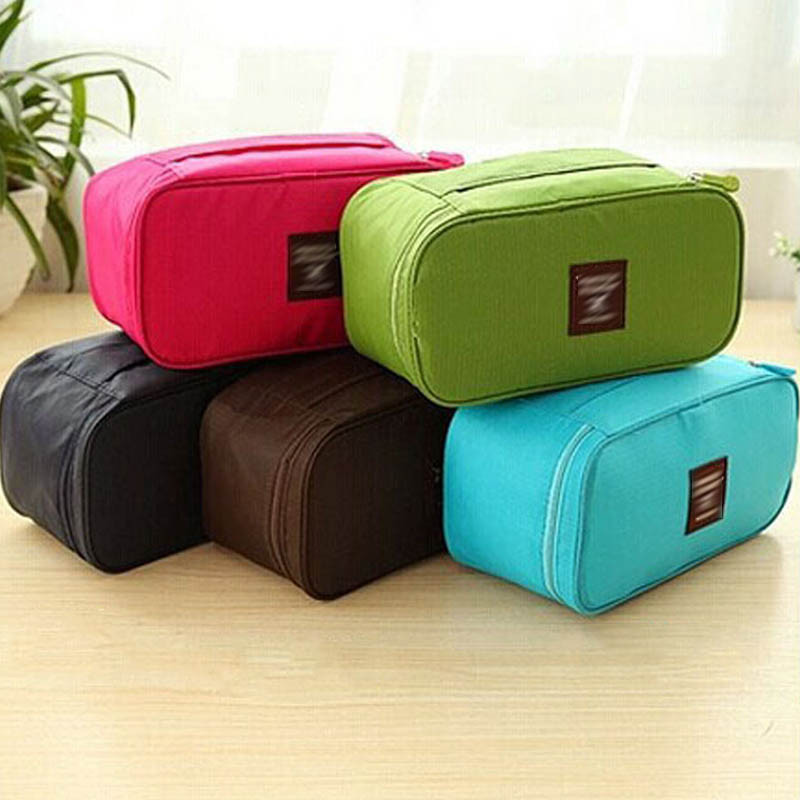 Naujas liemenėlės apatinis trikotažas kojinių laikymo krepšys Oksfordo kosmetikos pakuotė vandeniui atsparus kubo makiažo krepšys Kelionių bagažo tvarkyklė