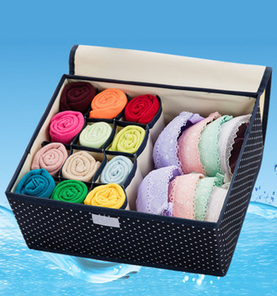 Vodootporna Oxford tkanina Kutija za pohranu donjeg rublja Komplet za kućnu pohranu Ladica Organizatori ormara Uštedite prostor Sklopive rešetke od 13