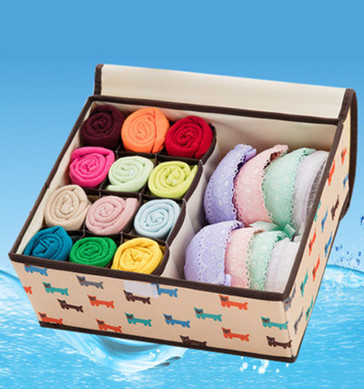 Vodootporna Oxford tkanina Kutija za pohranu donjeg rublja Komplet za kućnu pohranu Ladica Organizatori ormara Uštedite prostor Sklopive rešetke od 13