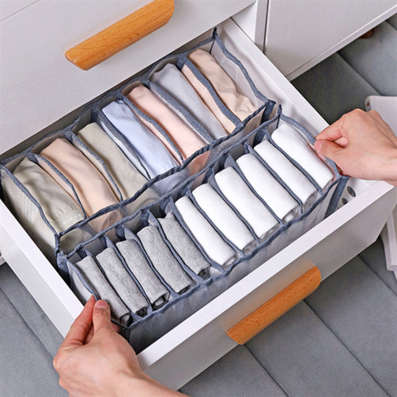 3 KOM Ladice za odjeću Organizator za kravate Grudnjak Čarape Sklopive traperice Kutije za pretince za odjeću Ormar Pregrada za donje rublje Gaćice
