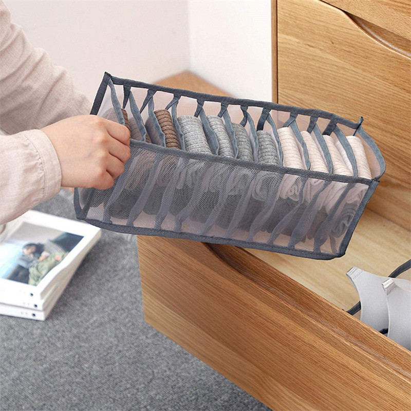 3 KOM Ladice za odjeću Organizator za kravate Grudnjak Čarape Sklopive traperice Kutije za pretince za odjeću Ormar Pregrada za donje rublje Gaćice