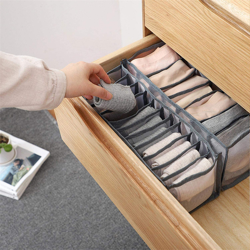 3 KOM Ladice za odjeću Organizator za kravate Grudnjak Čarape Sklopive traperice Kutije za pretince za odjeću Ormar Pregrada za donje rublje Gaćice