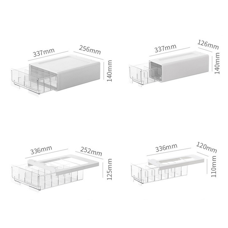 Pakabinamas ant sienos ir stalčiaus tipas apatinių drabužių laikymo dėžutė 7/14 tinkleliai Lipni spinta Pakabinama lentyna Kojinės kelnaitės Liemenėlės laikymo organizatorius