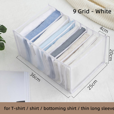 Organizatori ladica za donje rublje Traperice Hlače Čarape Grudnjak Kutija za pohranu Pregrada za ladice Sklopivi ormar Ormar Ladica za organizatore