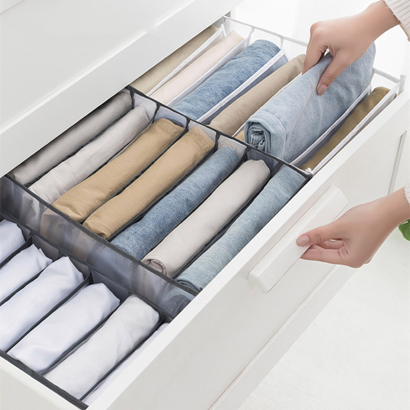 Organizatori ladica za donje rublje Traperice Hlače Čarape Grudnjak Kutija za pohranu Pregrada za ladice Sklopivi ormar Ormar Ladica za organizatore