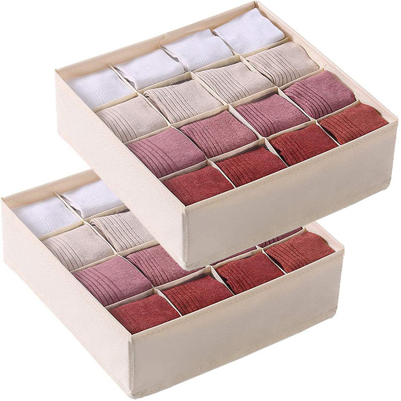 16 rešetki Kutije za odlaganje čarapa Organizatori sklopivih ormarića Organizatori za ladice Ormari za odjeću Donje rublje Kutija za odlaganje grudnjaka