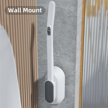 Резервна четка за тоалетна за баня Глава за четка Wc Аксесоари Течност за почистване на четка за тоалетна Чистен инструмент за почистване на стена