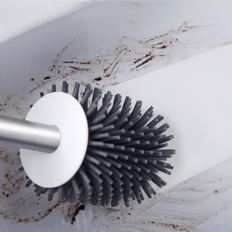 GESEW WC četka Četka za kućanstvo TPR materijal Zidna/podna duga ručka Pribor za čišćenje kupaonice