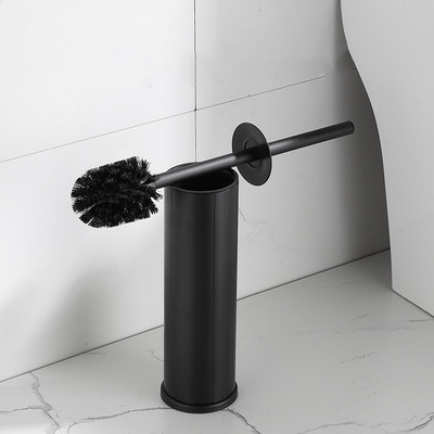 Kvadratni okrugli prostor Aluminijska WC četka Samostojeća podna s bazom Meke krznene četke za čišćenje Kupaonski pribor Alat za čišćenje