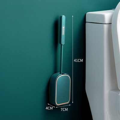 Lagana luksuzna silikonska WC četka za kućanstvo Bez slijepih ulica 2022. Novi tip WC četke bez bušenja Zidna WC četka