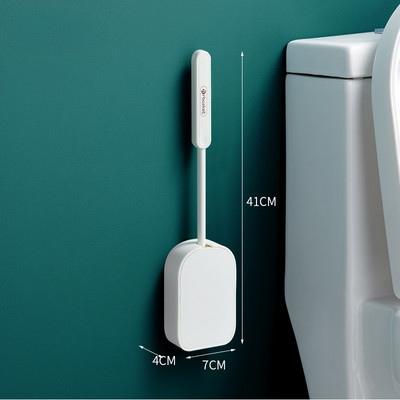 Lagana luksuzna silikonska WC četka za kućanstvo Bez slijepih ulica 2022. Novi tip WC četke bez bušenja Zidna WC četka