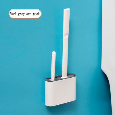 TPR tualetinio šepečio sieniniai pakabinami silikoniniai šereliai su greitai džiūstančiu laikiklio rinkiniu, nuimamu, kad švarus kampas apsaugotų tualetą