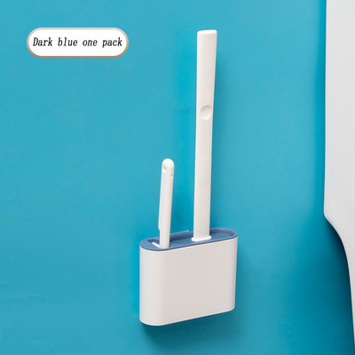 TPR tualetinio šepečio sieniniai pakabinami silikoniniai šereliai su greitai džiūstančiu laikiklio rinkiniu, nuimamu, kad švarus kampas apsaugotų tualetą