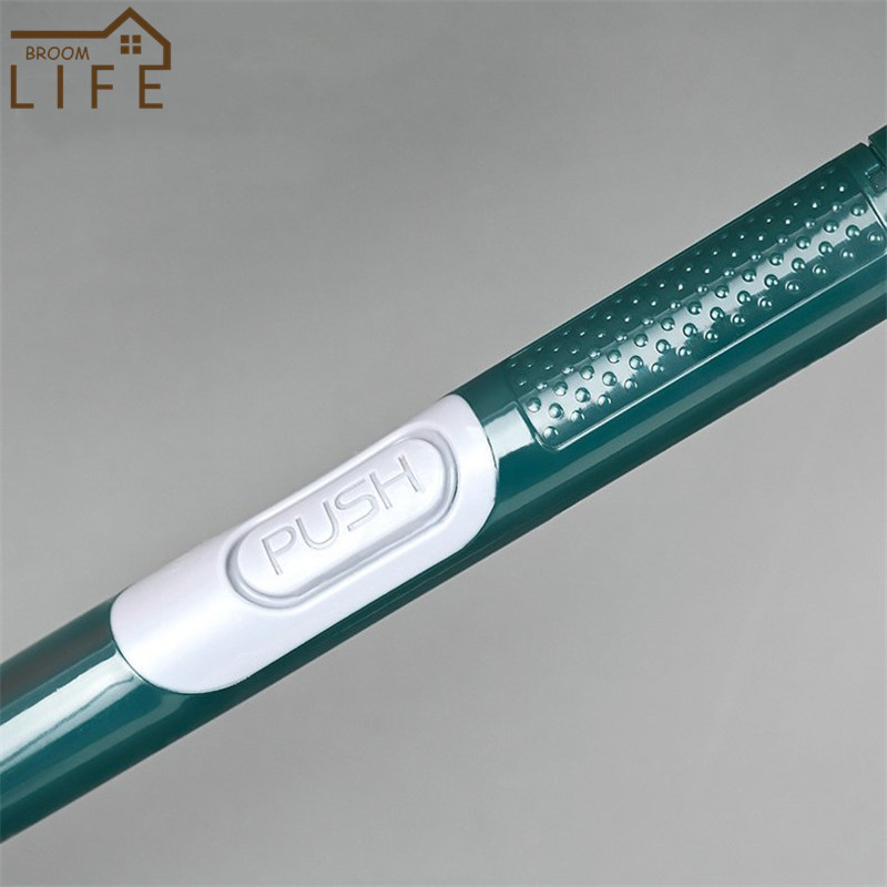 Sieninis preso tipas Silikoninis tualeto šepetys Plastikinis ilgas kotas Valymo įrankiai Tarpas švarus Plokščios galvutės laikiklis Organizatorius Vonios kambarys