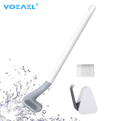 Peri de silicon de golf Perie de toaletă și suport de uscare pentru depozitarea și organizarea în baie Instrumente de curățare a pisoarelor Accesorii WC